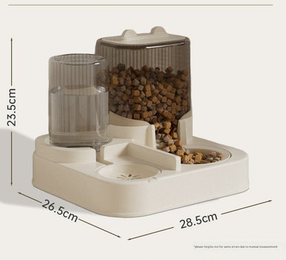 Feeder and Water Dispenser Set for Cats & Dogs