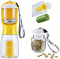 Dog Water Bottle with Food Container
