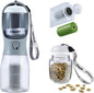 Dog Water Bottle with Food Container