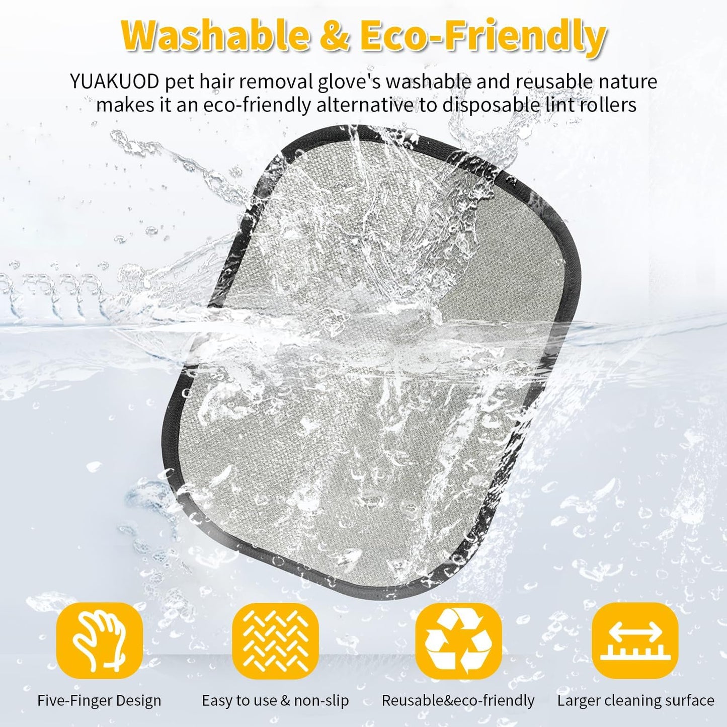 Pet Hair Removal Glove for Cats and Dogs - Electrostatic Pet Hair Remover Glove | The Magic Brush