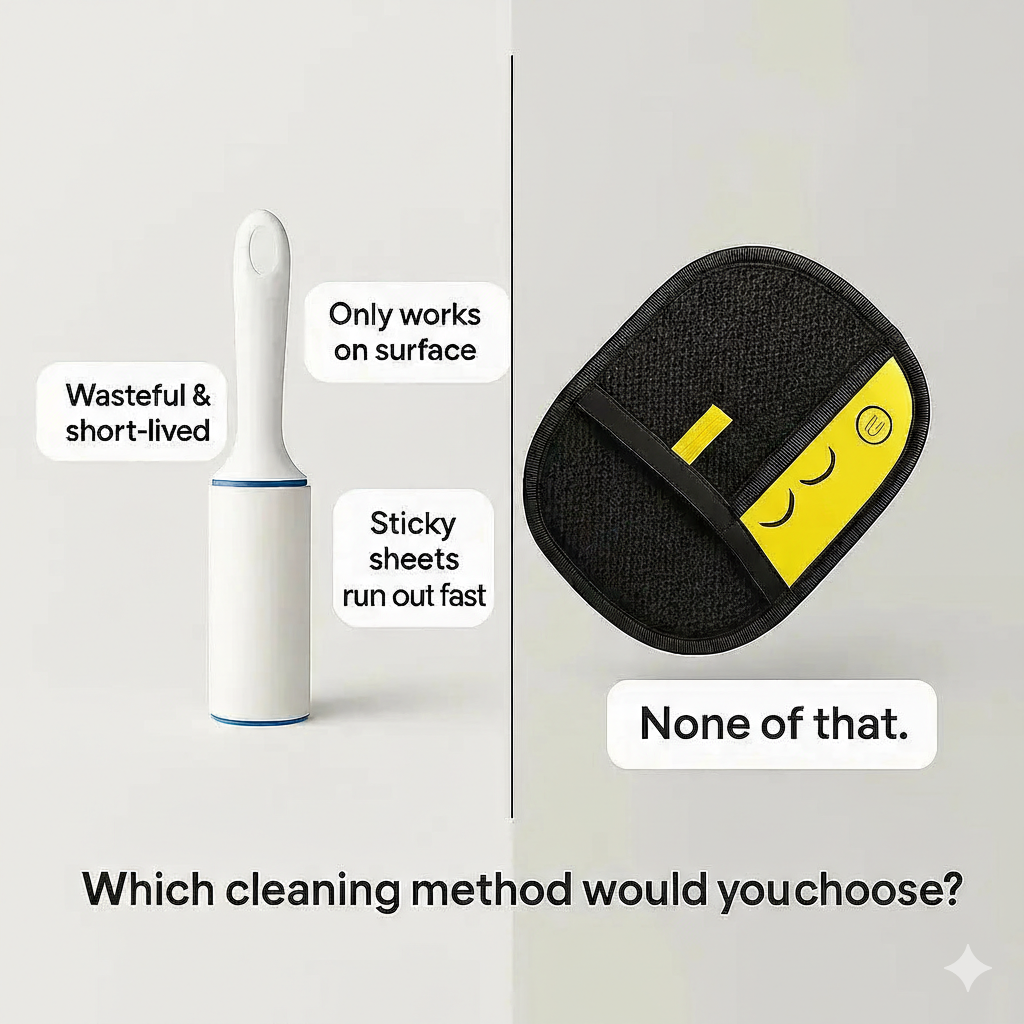 Pet Hair Removal Glove for Cats and Dogs - Electrostatic Pet Hair Remover Glove | The Magic Brush