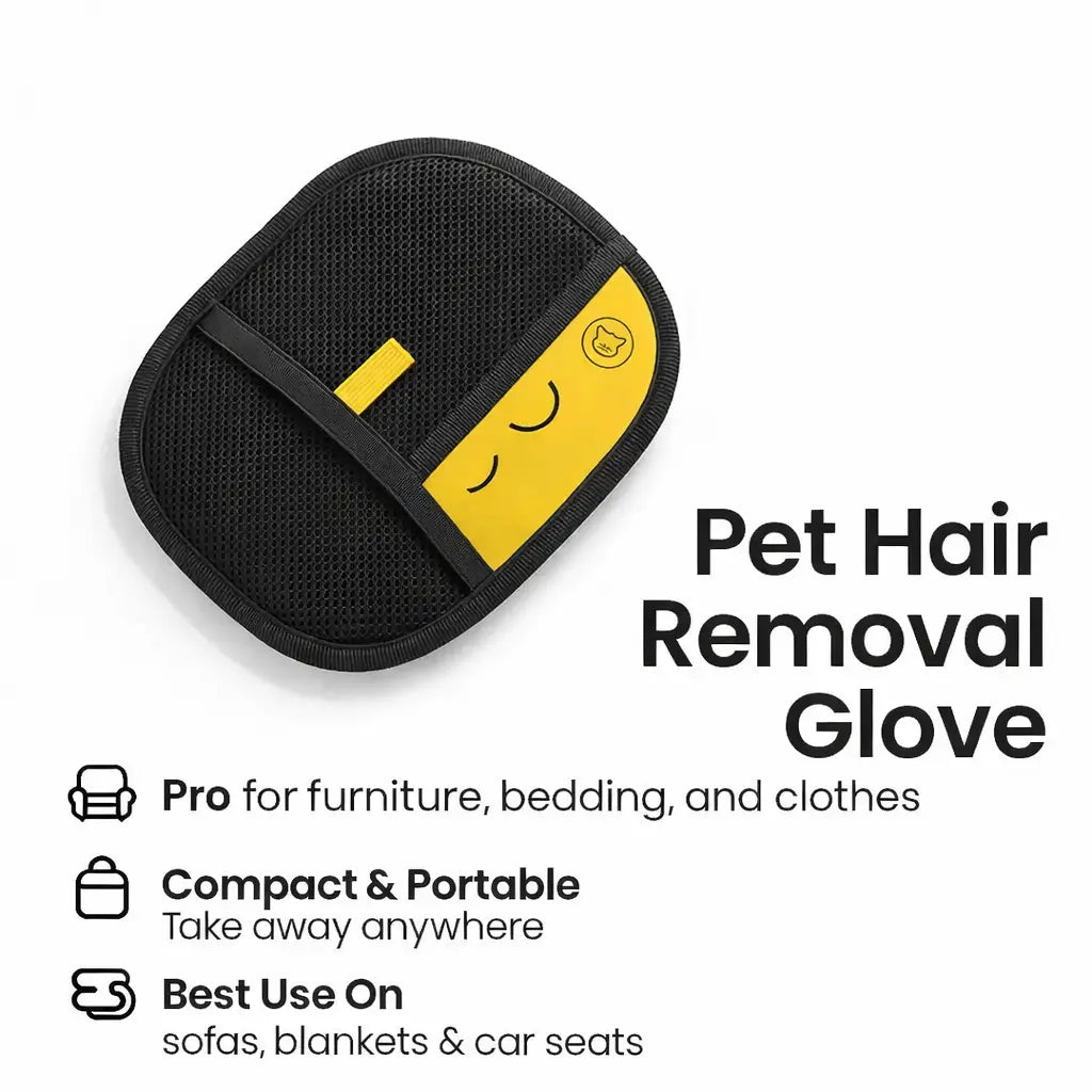 Pet Hair Removal Glove for Cats and Dogs - Electrostatic Pet Hair Remover Glove | The Magic Brush