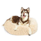 Calming Dog Bed & Cat Bed, Anti-Anxiety Donut Dog Cuddler Bed, Warming Cozy Soft Dog Round Bed, Fluffy Faux Fur Plush Dog Cat Cushion Bed for Small Medium Dogs and Cats